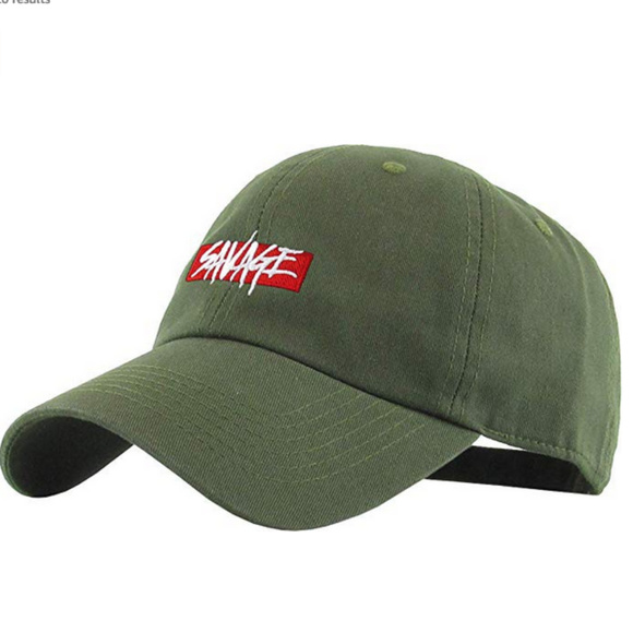 KBETHOS Other - Savage Dad Hat Olive Green
